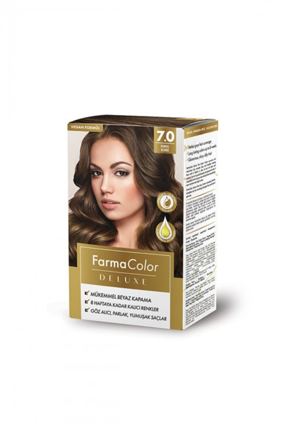 Farmacolor Deluxe Saç Boyası Kumral 7.0 - 1