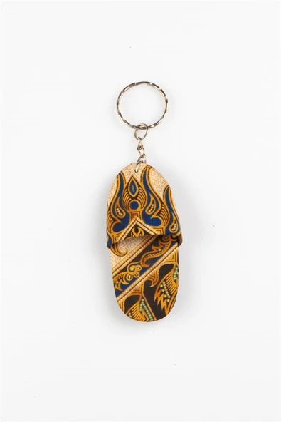 Otantik Motifli Terlik Anahtarlık - 6