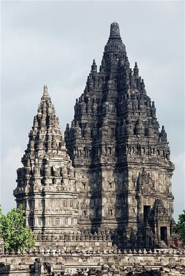 Prambanan Tapınağı Temalı Davul Anahtarlık - Resim 3