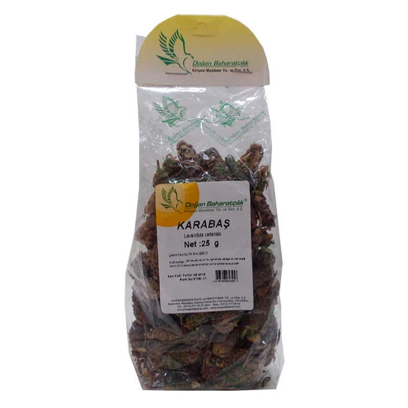 Karabaş Otu Çiçeği 25 Gr Paket