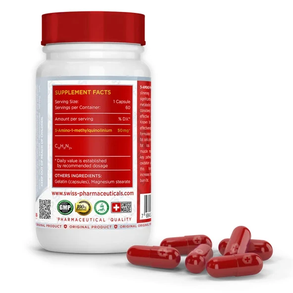 PTTAVM: Swiss 5-Amino-1MQ 50 mg 60 Caps