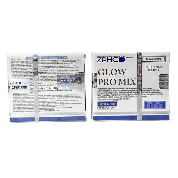 PTTAVM: Zphc Glow Pro Mix 60mg ZPHC  BPC-157 + TB-500 + GHK-Cu