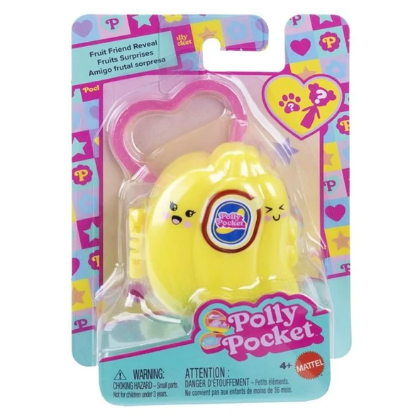 PTTAVM: Polly Pocket Meyve Temalı Sürpriz Set JKC86 JKC89 Muz