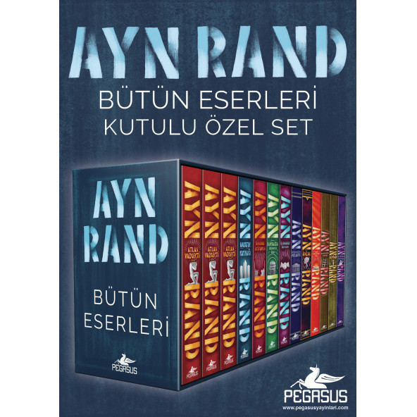 Ayn Rand Bütün Eserleri Kutulu Özel Set 13 Kitap