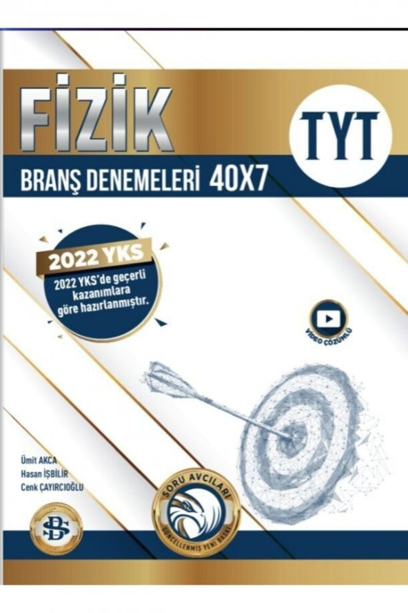 Yayınları Tyt Fizik 40 X 7 Branş Denemeleri