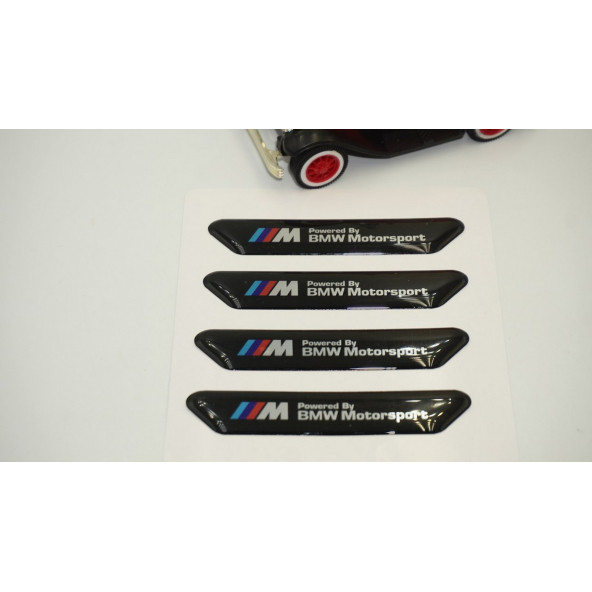 Bmw X1 X2 X3 M Performance Logo Kapı Kenarı Koruma Metalize Damla Desen 3M Band - 3