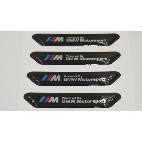 Bmw X1 X2 X3 M Performance Logo Kapı Kenarı Koruma Metalize Damla Desen 3M Band - 5