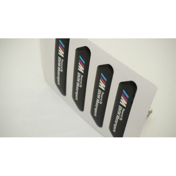 Bmw X1 X2 X3 M Performance Logo Kapı Kenarı Koruma Metalize Damla Desen 3M Band - 6