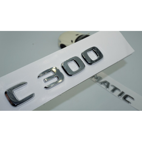 DK Tuning Benz C300 4Matic Bagaj Krom ABS 3M 3D Yazı Logo