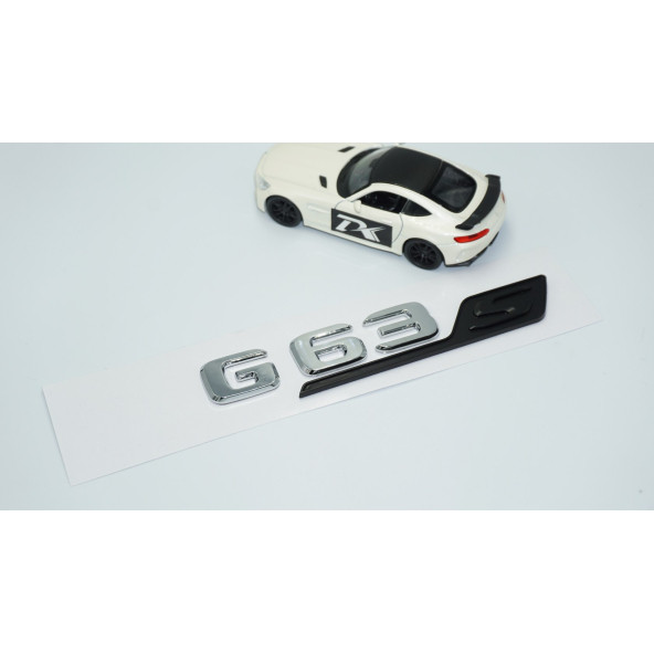 DK Tuning G63S Bagaj Siyah Krom ABS 3M 3D Yazı Logo Benz İle Uyumlu - 2