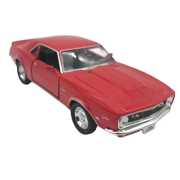 Farbu Oyuncak 1:38 Metal Çek Bırak Araba 1968 Chevrolet Camaro Z28 42324D - 8