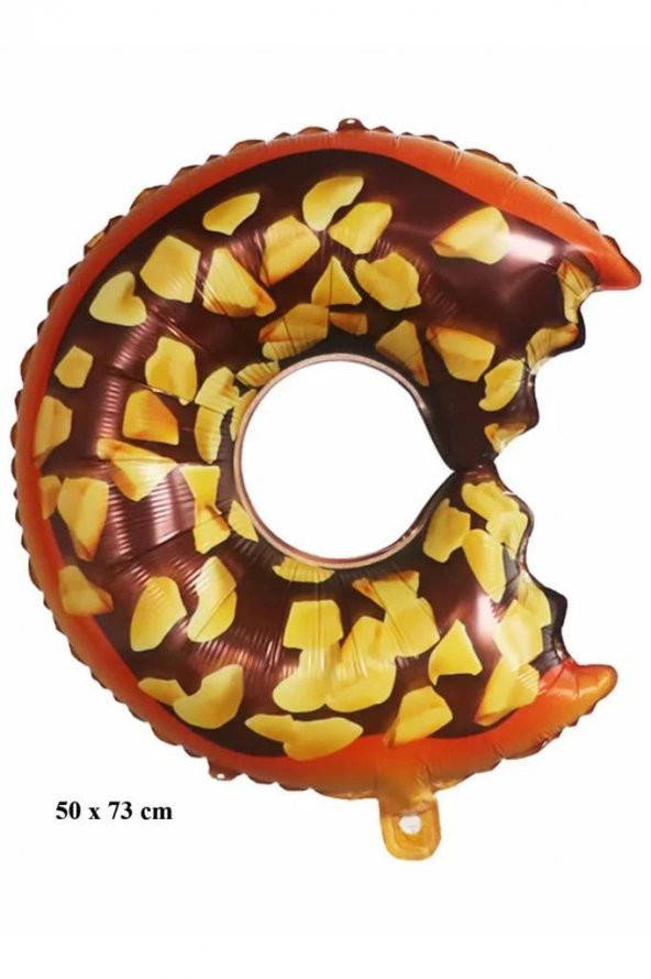 Beysüs Donut Kahve Renk Folyo Balon