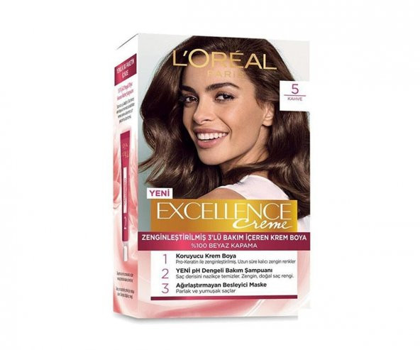 Loréal Paris Excellence Creme Saç Boyası 5 Kahve