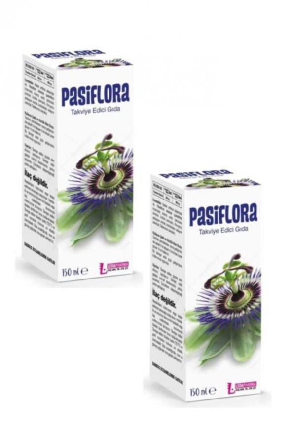 Ledapharma Passiflora Şurup 150 Ml 2Li PAKET (SKT:09/2025)
