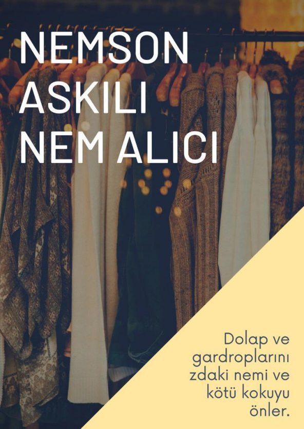 Saban Nemson Nem Alıcı Askılı - Resim 3