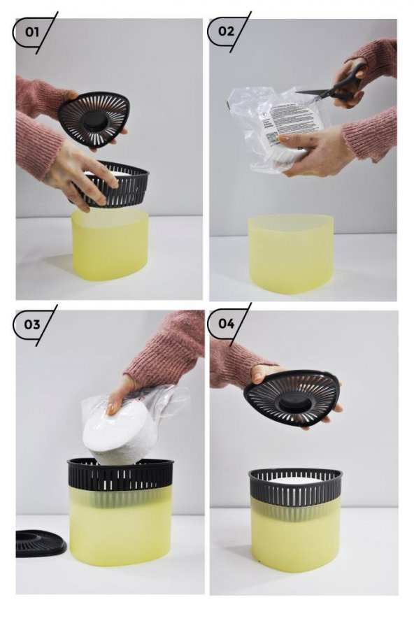 Nem Alıcılı Ve Rutubet Giderici  Aparat - 500 Gr -Üçgen Vanilya (Tablet Dahil) - Resim 4