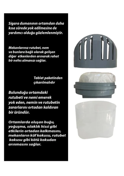 250 gr Nem Alıcı Aparat (Tablet Dahil) ürün görseli