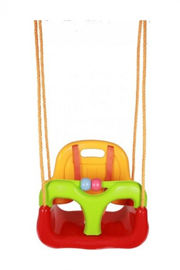 Çocuk & Bebek Salıncağı - Salıncak Emniyet Kemerli Kırmızı