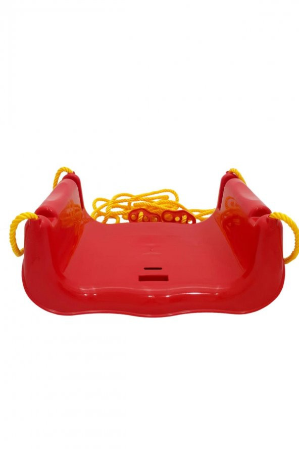 Çocuk & Bebek Salıncağı - Salıncak Emniyet Kemerli Kırmızı - 4