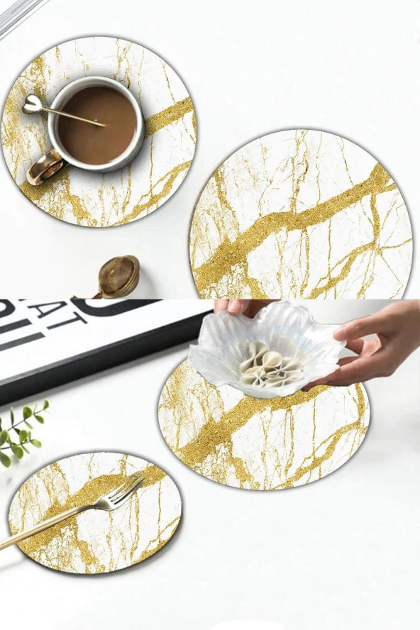 Model 6 Desenli Cam Sunum Tepsisi 2li Takım Çap 32 & Çap 20 ürün görseli