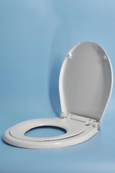 Yetişkin ve Çocuk Klozet Kapağı  Çocuk Adaptörü Söküp Takılabilir Yerli Üretim - 2