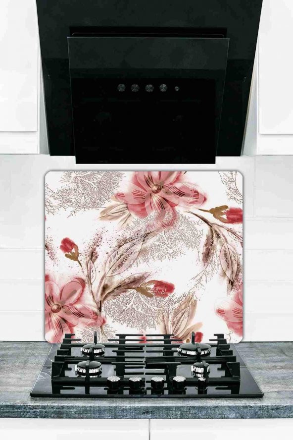 Model 40 Cam Ocak Koruyucu Ve Cam Kesme Tahtası 50 cm X 56 cm Tek Parça ürün görseli