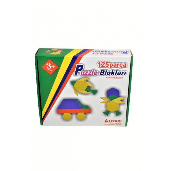 BALA AHŞAP OYUNCAK  YENİ 125 PARÇA AHŞAP TANGRAM OYUNU EĞİTİCİ AHŞAP OYUNCAK KUTU OYUNLARI - 2