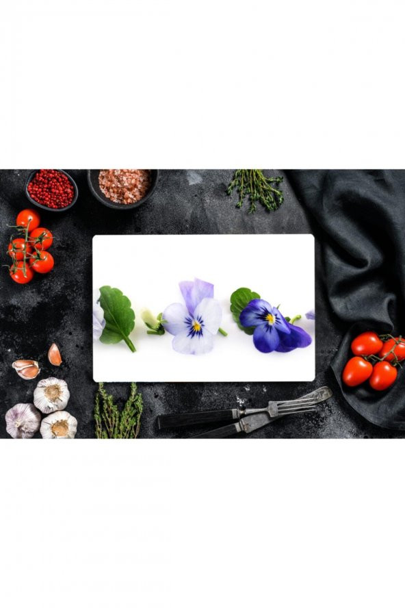 Can Çiçeği | Cam Kesme Tahtası - Cam Kesme Tablası | 20 cm x 30 cm ürün görseli