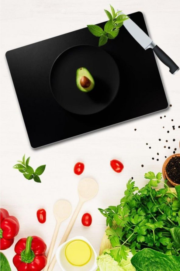 Saban Avakado Cam Kesme Tahtası - Cam Kesme Tablası | 30 Cm X 40 Cm - Resim 2