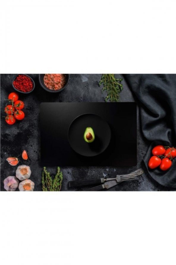 Saban Avakado Cam Kesme Tahtası - Cam Kesme Tablası | 30 Cm X 40 Cm - Resim 3