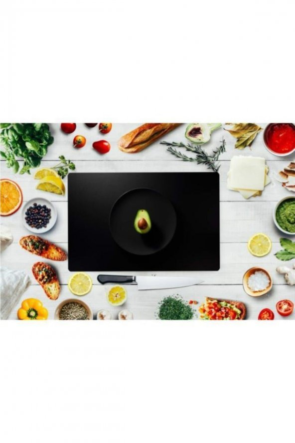 Saban Avakado Cam Kesme Tahtası - Cam Kesme Tablası | 30 Cm X 40 Cm - Resim 4