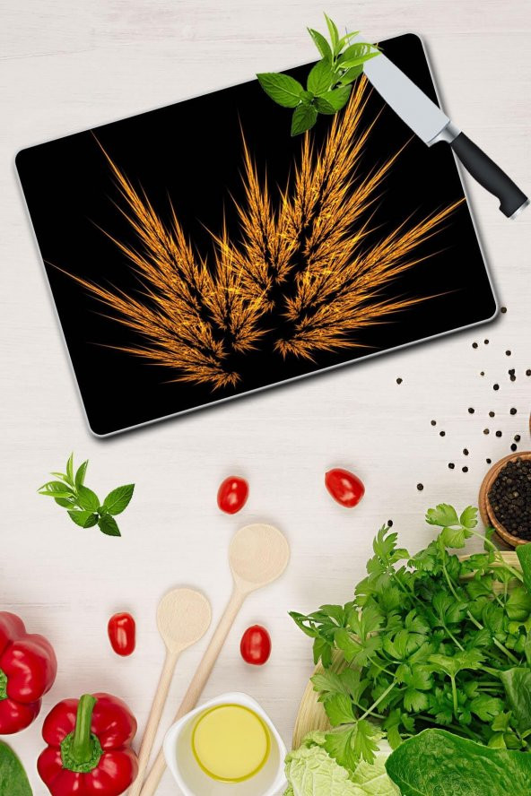 Saban Tek Başak  Cam Kesme Tahtası - Cam Kesme Tablası | 20 Cm X 30 Cm - Resim 2