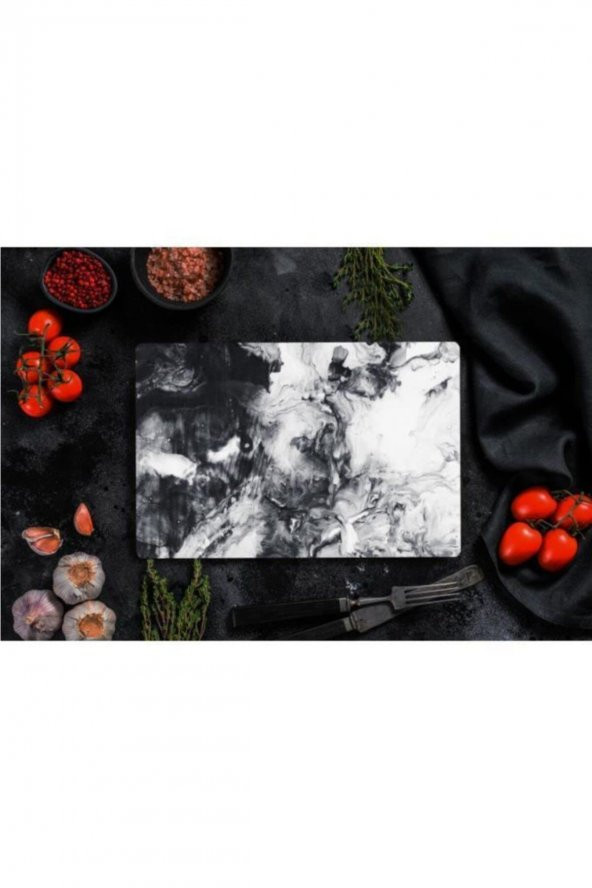 Sis  Görünümlü | Cam Kesme Tahtası  | 20 cm x 30 cm ürün görseli