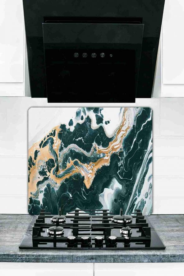 Model 33 Cam Ocak Koruyucu Ve Cam Kesme Tahtası 50 cm X 56 cm Tek Parça ürün görseli