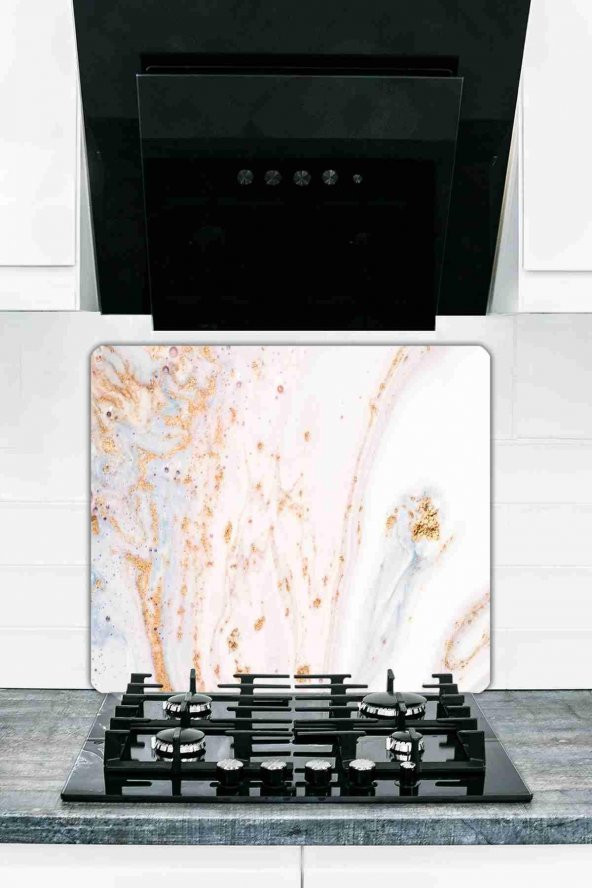 Model 19 Cam Ocak Koruyucu Ve Cam Kesme Tahtası 50 cm X 56 cm Tek Parça ürün görseli