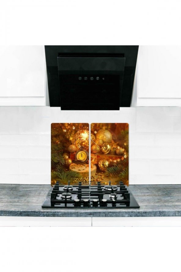 2 li 40x52 cm Dilek Desenli Cam Kesim Tablası ve Ocak Koruma ürün görseli