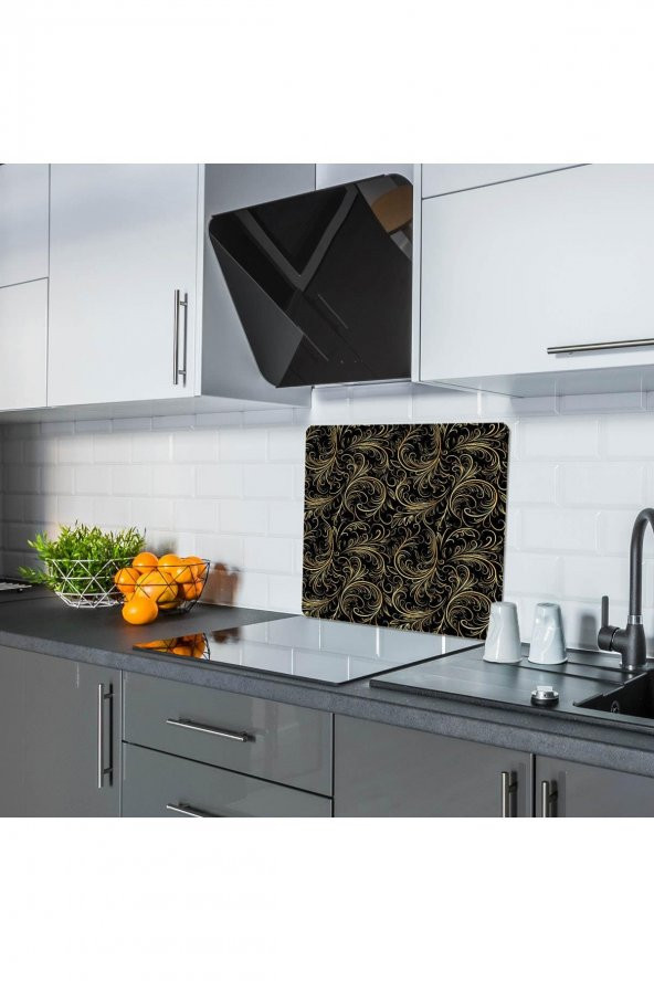 Saban Buğlem Cam Ocak Arkası Koruyucu Ve Kesme Tablası 50x56 cm ürün görseli