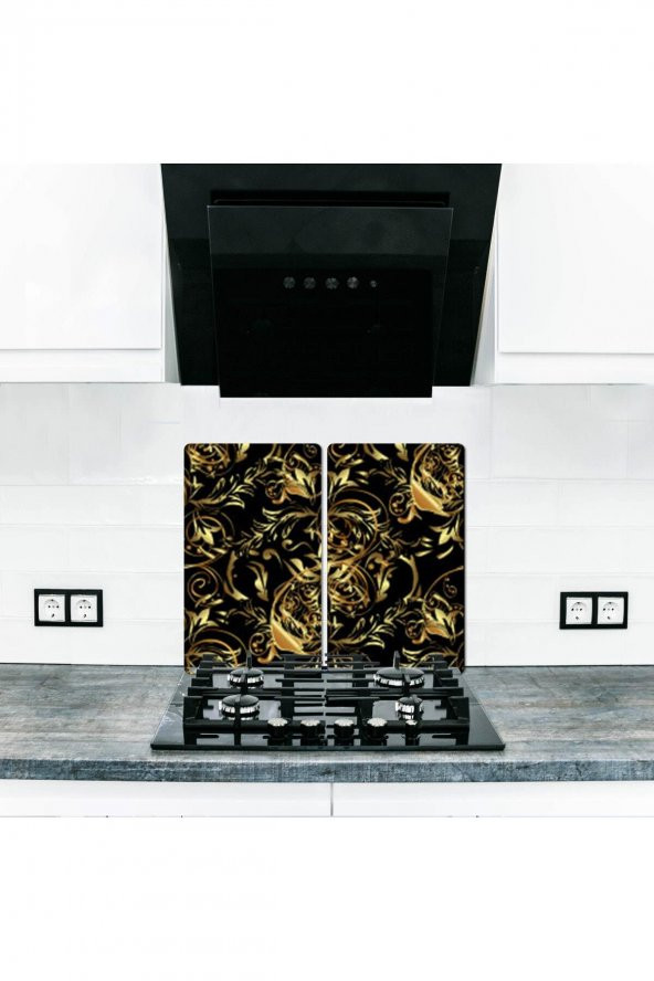 Cam Ocak Arkası Koruyucu ve Kesme Tablası Bendi  | 60 cm x 52 4lü Ocaklar ürün görseli