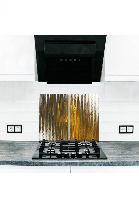 Cam Ocak Koruyucu ve Kesme Tablası Art | 60 cm x 52 4lü Ocaklar ürün görseli