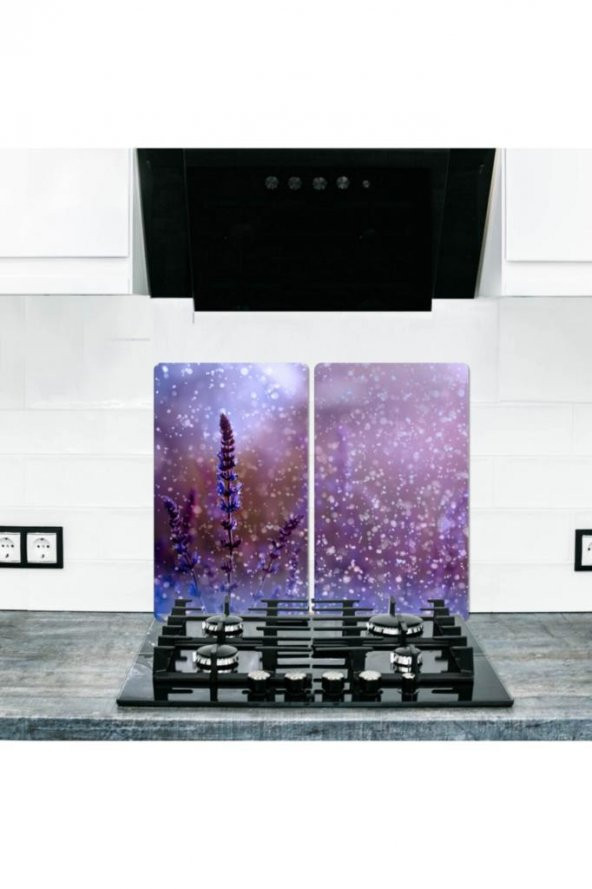 2 li 30x52 cm Cam Ocak Koruyucu Cam Kesme Tahtası Model 363