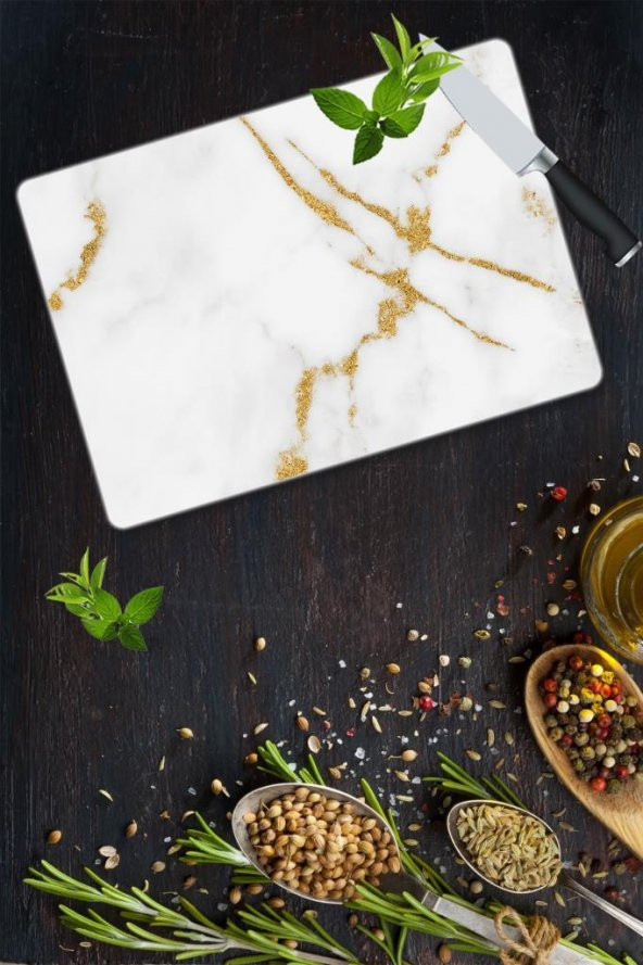 Simler Cam Kesme Tahtası | 30 Cm X 40 Cm ürün görseli