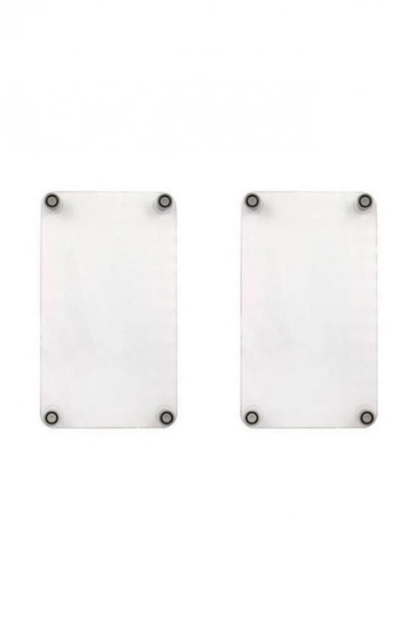 2 li 30x52 cm Cam Ocak Koruyucu Cam Kesme Tahtası Model 349 - Resim 2