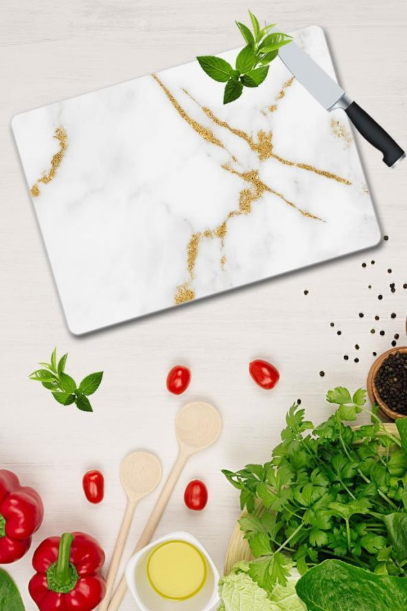 Simler Cam Kesme Tahtası | 30 Cm X 40 Cm - Resim 2