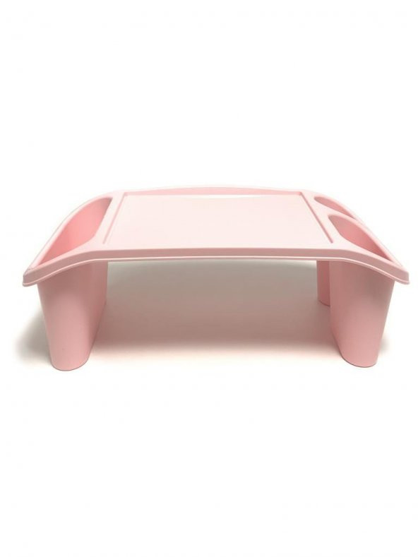 Plastik Hobi Masası Laptop Sehpası Pembe - 4