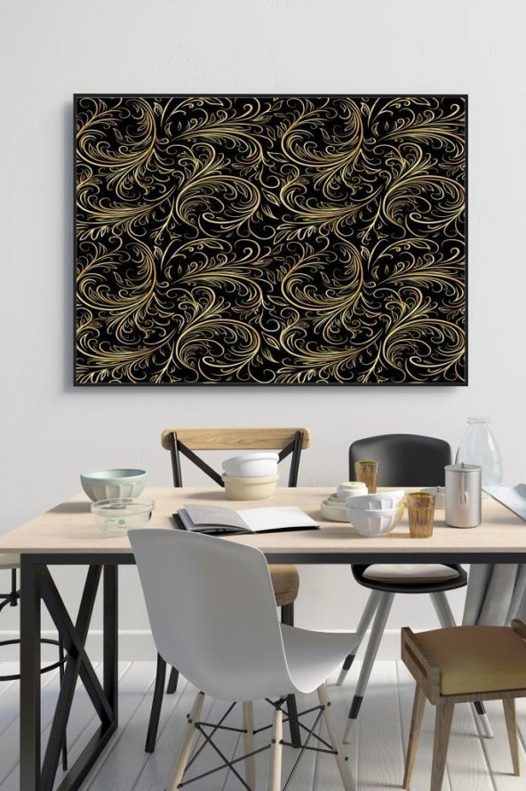 60 x 70 cm Buğlem Desenli Cam Tablo 4mm Temperli Camdır - 1