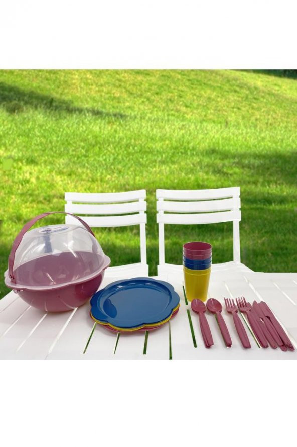 Papatya Piknik Seti 32 Parça ( Karışık ) - 2