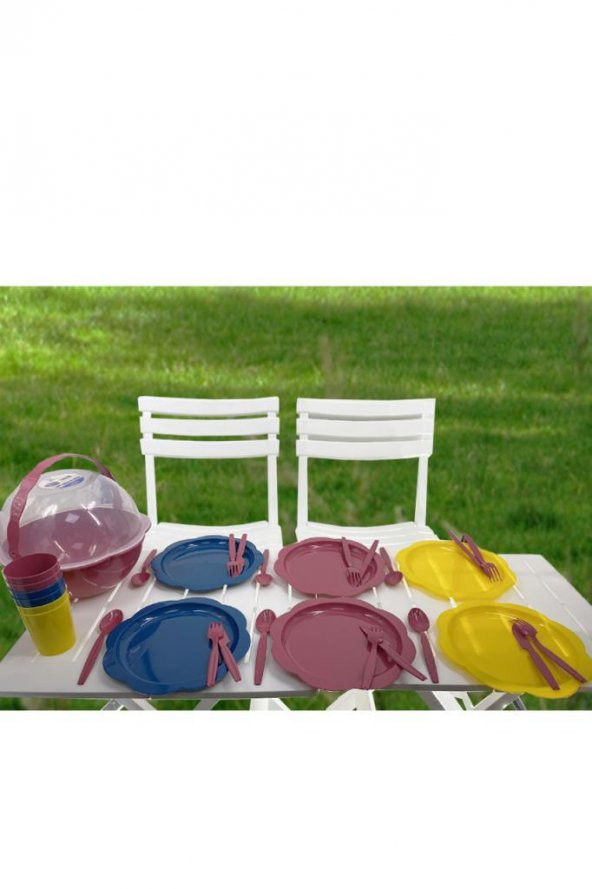 Papatya Piknik Seti 32 Parça ( Karışık ) - 3