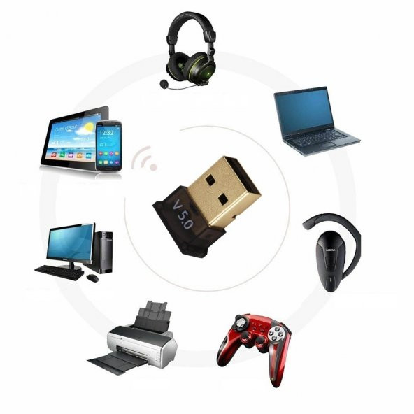 Concord B11 Mini Usb Alıcı Verici Bluetooth Adaptör Dongle Usb 5.0V - 5