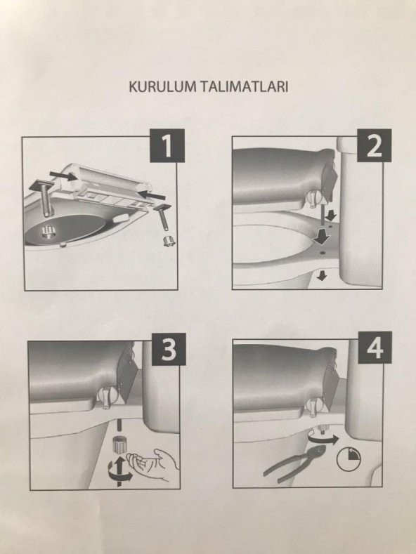 Klozet Kapağı Beyaz - 7