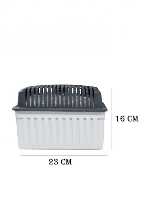 1 Kg. Gri Dikdörtgen Nem Alıcı Aparat Naturel ( 1 Kg. Blok ) - Resim 2